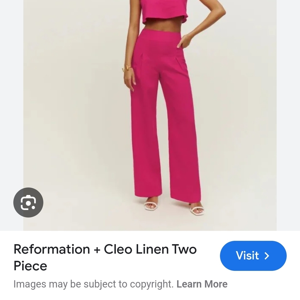Reformation CLEO LINEN Set 2 Petite